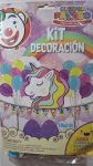 Kit decoracion unicornio